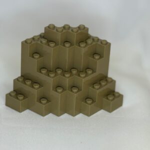 23996  Fels Dark Tan 8x8x6 Felsen Brocken Stein Berg Wand