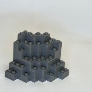 23996  Fels dunkel grau 8x8x6 Felsen Brocken Stein Berg Wand