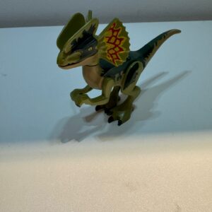 Dinosaurier Dilophosaurus grün