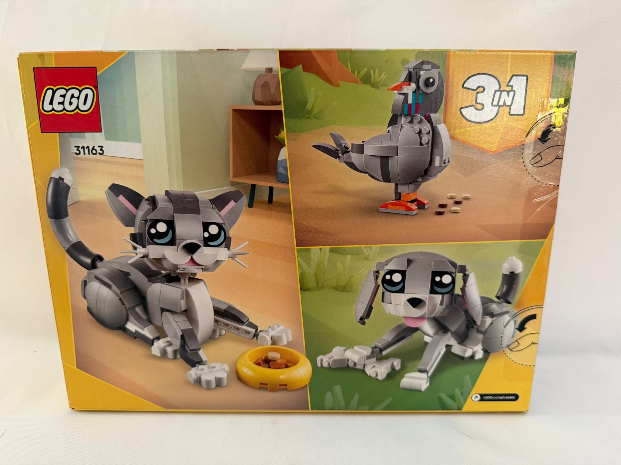 LEGO® 31163 Graue Katze mit OVP & Anleitung – Bild 2