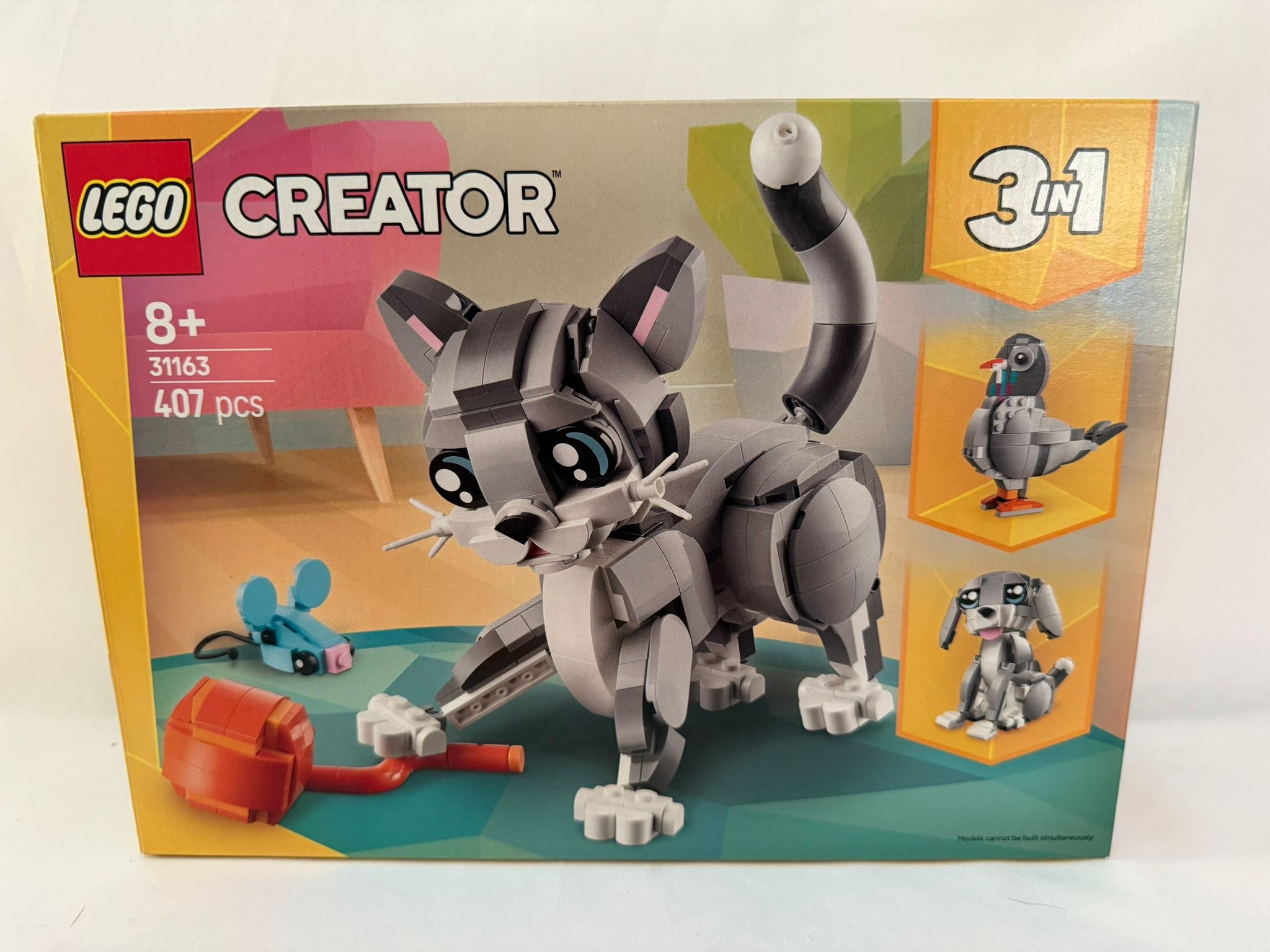 LEGO® 31163 Graue Katze mit OVP & Anleitung