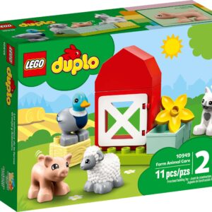 LEGO®Duplo 10949 Tierpflege auf dem Bauernhof  mit OVP & Anleitung