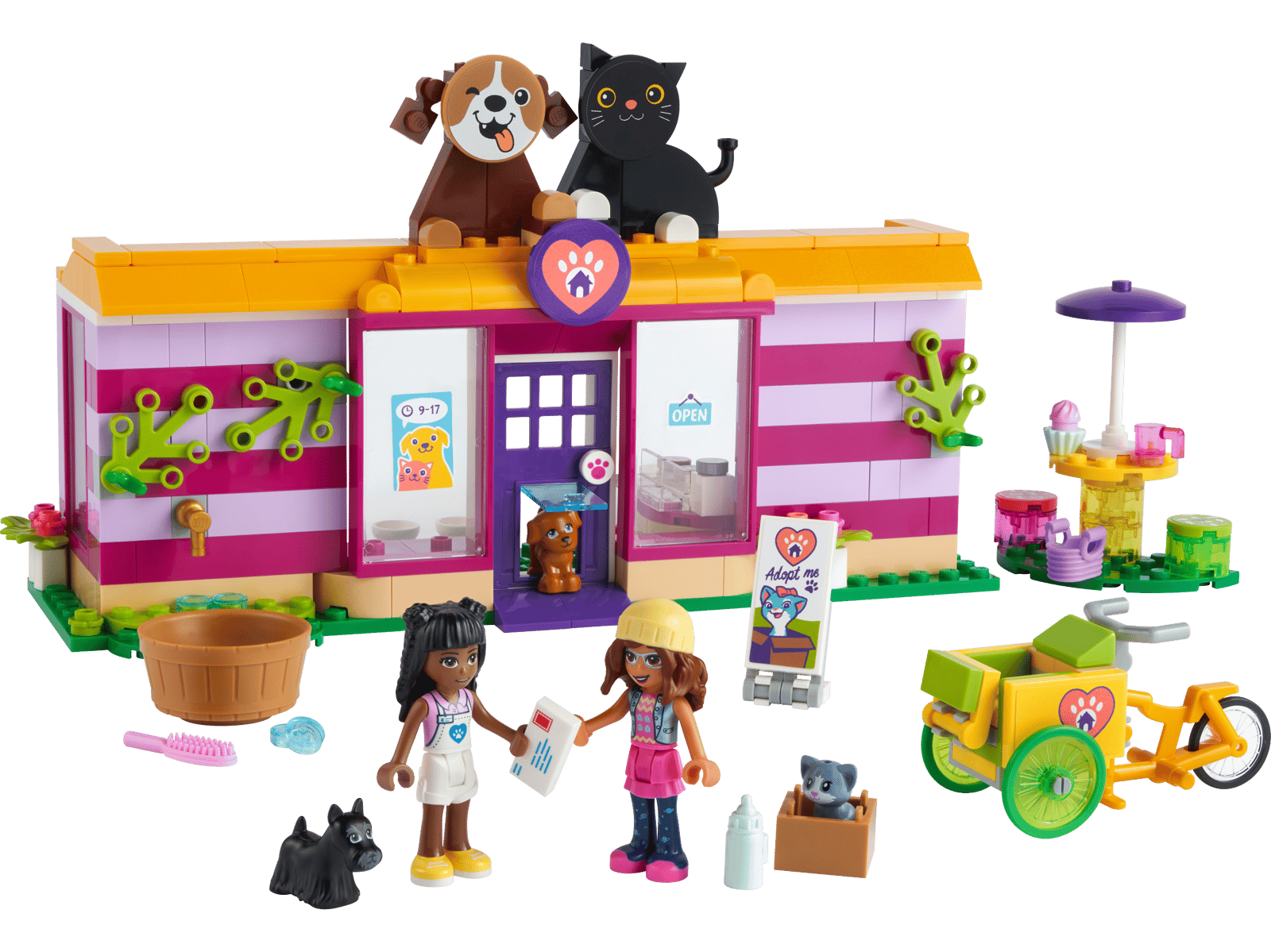 LEGO® 41698 Tieradoptionscafé mit Anleitung
