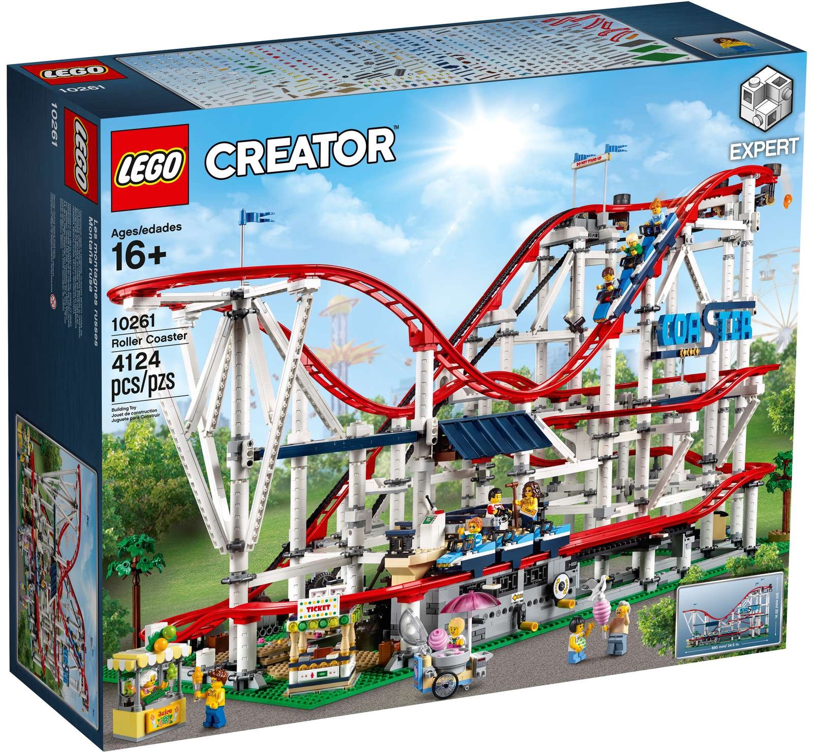 LEGO® 10261 CREATOR Expert Achterbahn mit OVP & Anleitung