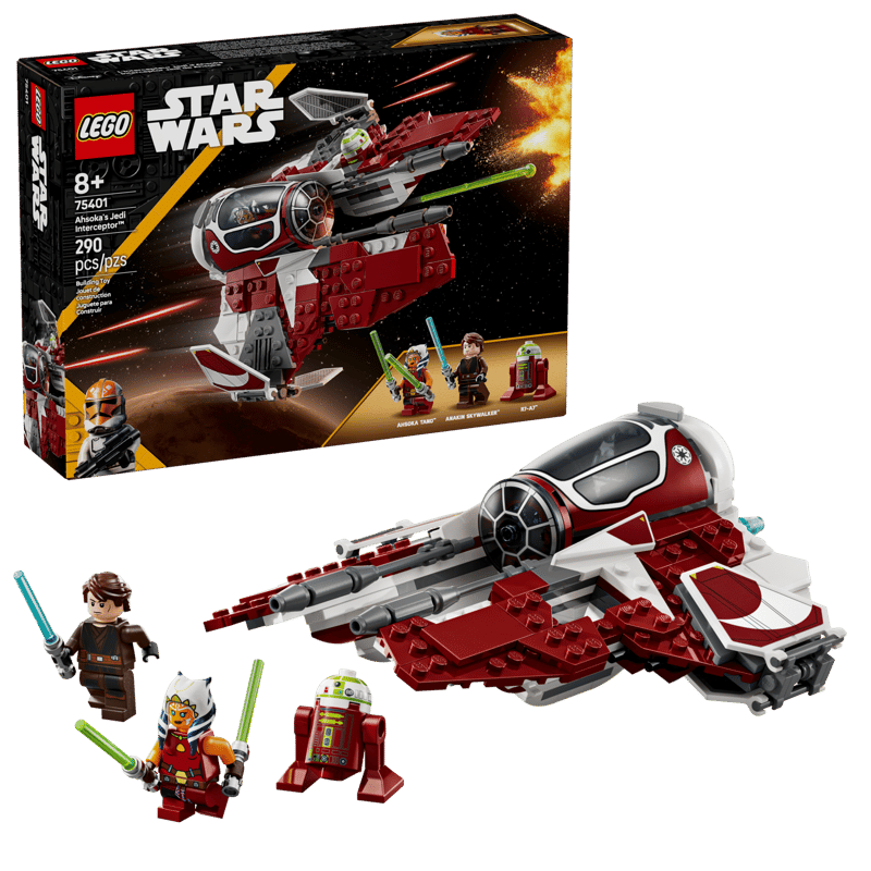 LEGO® 75401 Ahsokas Jedi Interceptor™ OVP & Anleitung