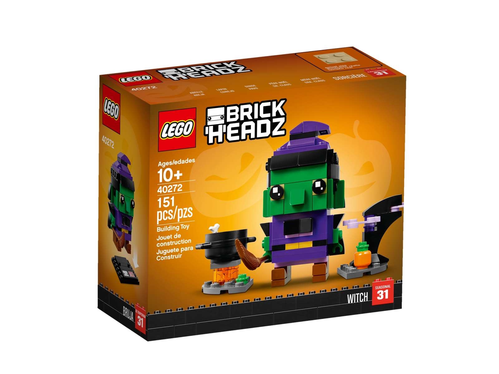 LEGO® 40272 Brick Headz Halloween-Hexe Neu